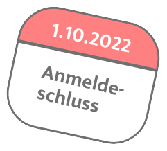 Anmeldeschluss am 01.10.2022 als Kalender-Icon